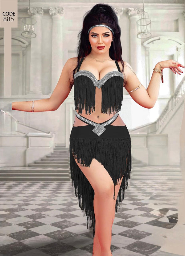 بدله رقص شرقى قطعتين