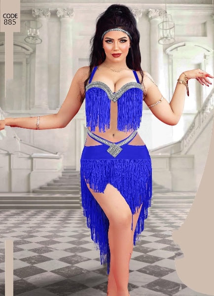 بدله رقص شرقى قطعتين