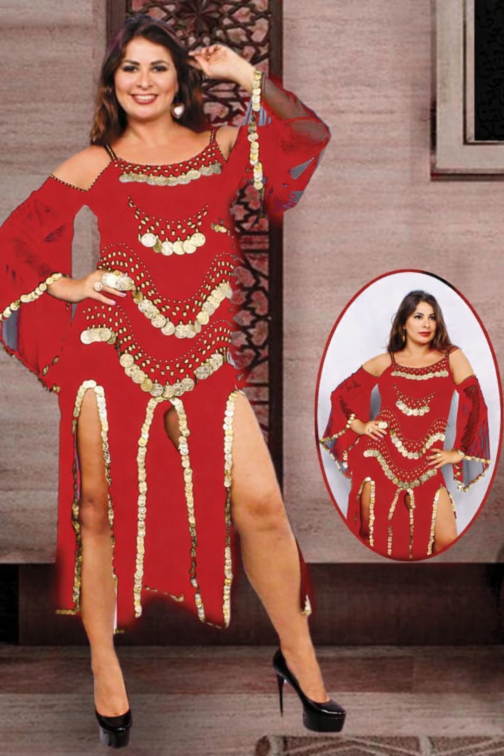 جلابيه رقص شرقى