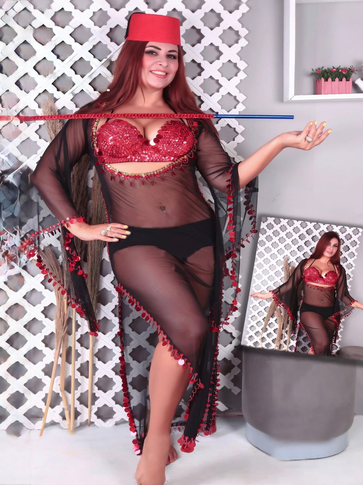 عبايه رقص شرقى