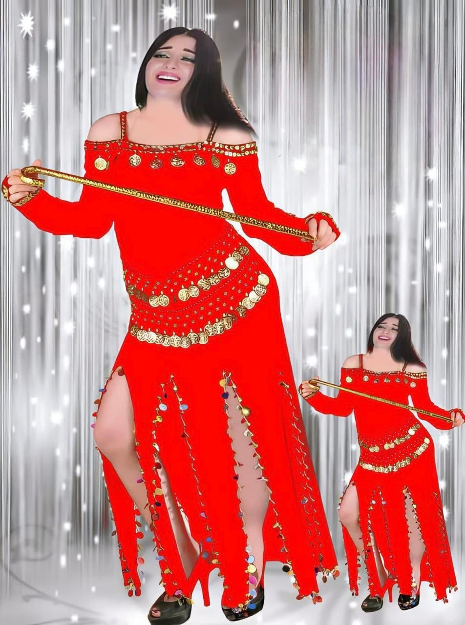 جلابيه رقص شرقى