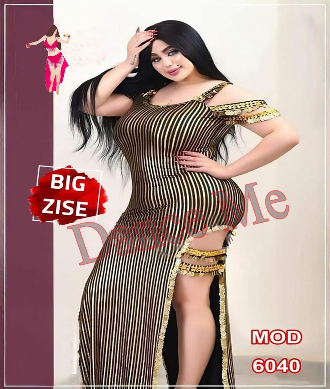 جلابيه رقص شرقى كيرفي